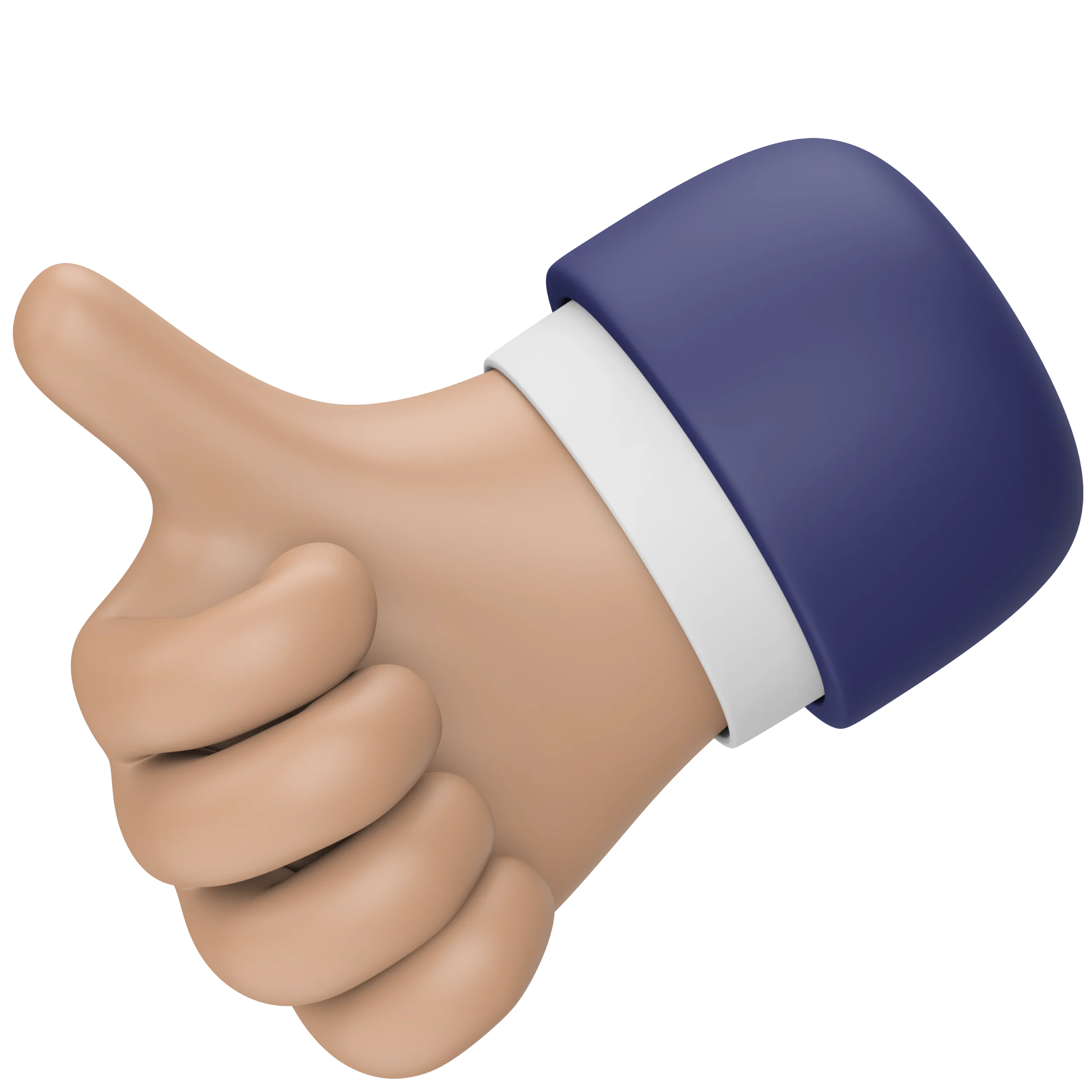 Ein Emoji zeigt eine Hand mit Daumen nach oben, symbolisiert Zustimmung oder positive Bestätigung.